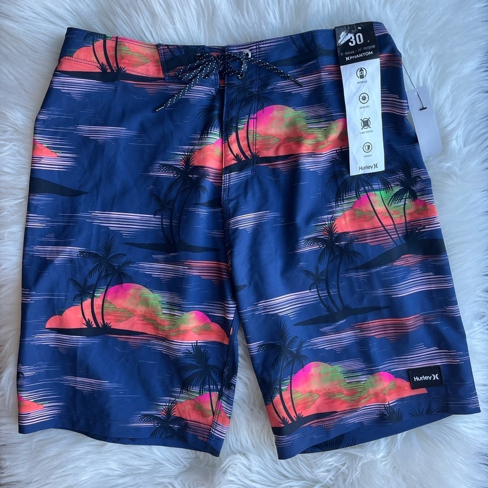 🆕 Hurley Phantom 4 Way Stretch Eco Weekender 20 Boardshorts Men’s 30